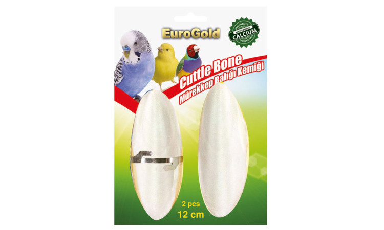 EUROGOLD 3032 MÜREKKEP BALIGI KEMİGİ 2'Lİ 12 CM